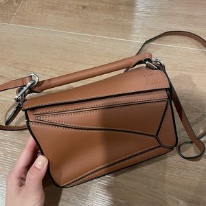 Loewe Mini Puzzle color tan
